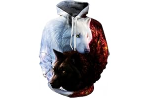 Ocean Plus Garçon Sweat à Capuche Multicolore Impression Enfants Sweatshirt à Capuche Adolescent Licorne Filles Sweat à Capuche