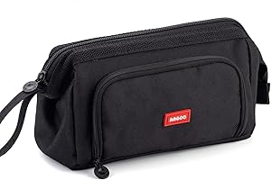 EASTHILL Pencil Case Large Capacity Pencil Pouch Handheld Pen Bag Cosmetic Portable Gift for Office School Teen Girl Boy Men Women Adult