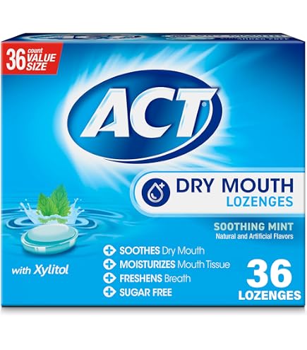 XyliMelts 40 Comprimés Adhésifs Menthe - Pour Bouche Sèche, Anti-caries - Vegan - Neuf