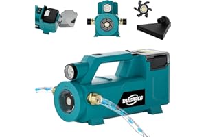 THAGBRCO Bomba de agua portátil autocebante para Makita 18 V, batería de ion de litio de 18 V, 430 GPH (solo herramientas, sin batería)
