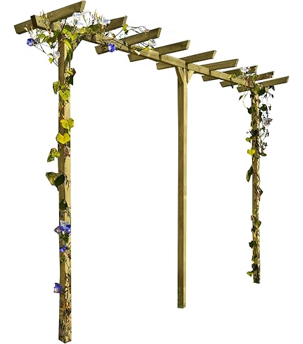 vidaXL Pergola Bambus 385x40x205 cm : Amazon.de: Garten
