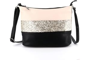 Gallantry - Sac Bandoulière Femme Paillettes Elégant - Sacoche Messenger Porté Epaule Tendance Multicolore Souple - Besace Sac Soirée Mariage Strass Brillant Léger - Chic Mode