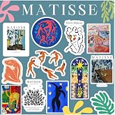 Ms Major Selection Matisse Sticker Seti | Laptop Notebook Telefon Etiket Journal