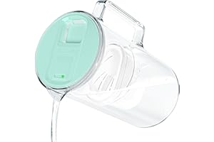 ‎WESSPER Wessper Wasserfilter Kanne mit LED-Anzeige 3l, Glas wasserkanne mit aktivkohle filter, Wassekrug mit wasserfilterkartuschen für trinkwasser BPA FREE -Minze