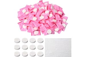 FODLON 100 sztuk skompresowanych ręczników, 20 cm, bawełniane, skompresowane, jednorazowe chusteczki, możliwość rozszerzenia, przenośne, skompresowane ręczniki, tabletki do podróży, piękna, salonu,