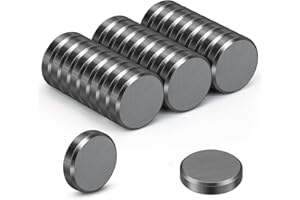 ‎WUKONG Wukong Ferrit Magnete Stark, 20×5mm | 25 Stück Starke Magnete Whiteboard für Magnettafel, Büro, Ausschreibung und Schule