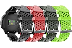 ANBEST Compatible con Samsung Galaxy Watch 42 mm/Gear Sport/Gizmo Watch, correa de repuesto de silicona suave de 20 mm para Garmin Vivoactive 3 /Venu/Move 3/Forerunner 645/245 Smart Watch, Groß