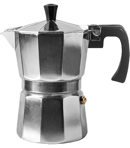 Silver Grey, 3 Cups : Bialetti 3 Cup Moka Induction Stove top
