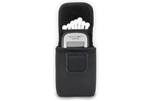 USA Gear Custodia da Trasporto per Misuratore di Glucosio - Passante per Cintura, Esterno Resistente agli Agenti Atmosferici - Compatibile con Freestyle Libre, One Touch Ultra Plus e Altro