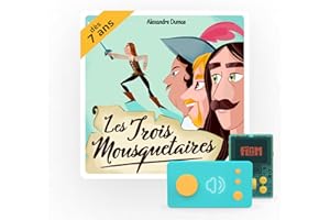 Lunii - Coffret Les Trois Mousquetaires - Livre Audio interactif dès 7 Ans à écouter sur Ma Fabrique à Histoires, Jaune