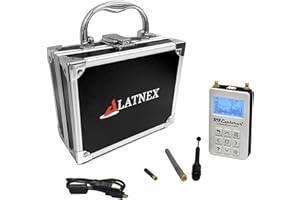 LATNEX RF Explorer 4G Combo Plus - Handheld Spectrum Analyzer with Aluminium Carrying Case (4G Combo Plus)