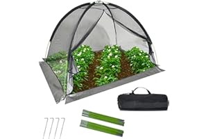 ‎KAPLER Kapler Teichnetz, 1,5 x 2,1 m, Teichabdeckungen für Outdoor-Teiche, robuste Teichabdeckung, Schutznetz, Zelt für Fische, Schatten, Blätter, Gartennetz, Kuppel mit Reißverschluss und Heringen,