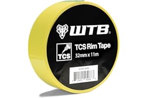 Wtb Tubeless Bicycle Rim Tape (32mm x 11m) Easy Tubeless Setup & Airtight Seal, Compatible with All Tubeless Rims