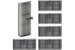 BISENKUD Pack of 6 HEPA Filter Accessories for Dreame L10s Ultra Gen 2 / X40 Ultra / X40 Master / L40 Ultra / L10s Pro Ultra / X30 Ultra Vacuum Cleaner, Activated Carbon Filter Replacement Parts