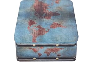 UNGROL Scatola portaoggetti in ferro bianco, scatola di immagazzinaggio in ferro bianco, molto resistente, resistente alla ruggine, grande capacità, ampiamente utilizzata con chiave di lucchetto