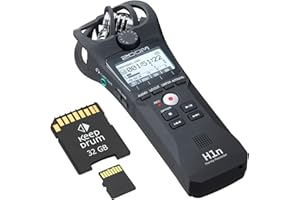 HAPPY WATCH Zoom H1n Enregistreur audio + mémoire flash 32 Go