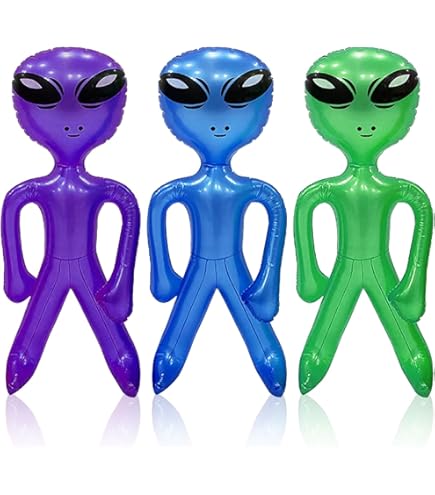 35-inch Opblaasbare Alien Vivid Inflate Alien Speelgoed Opblaasbare Figuren Halloween 35 Inch Alien Party Decoraties Alien Inflate