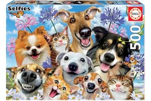 Educa Borrás 17983 Serie Selfies Fun in The Sun Selfe Educa Borras 500 Piece Jigsaw Puzzle, Multicoloured, Piezas