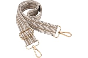 Aucuu Réglable Anse De Sac À Main Bandoulière, Sangle de Remplacement pour Sac à Bandoulière, Multicolore Sangle de Rechange Lanière pour Sac à Main, DIY Bricolage Accessoires Shoulder Bag