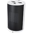 Mini Electric Heater Fan – Portable Heaters for Home and Office – Low Energy Heater Plug In – Electric Heaters Free Standing Energy Efficient – 1800W, White – by Nuovva