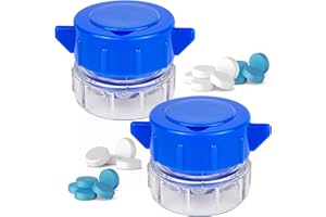 FOHOLA 2 Pack Pill Crusher for Tablets, Professional Pill Grinder for Tablets, Tablets Crusher for Ederly, Children, Pets (2)