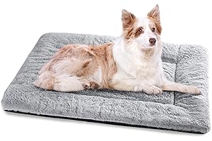 BaoDan Cuccia Cane Interno Taglia Grande 106x71 cm, Facile da Lavare con Federa Sfoderabile, Impermeabile, Resistente a Morsi e Graffi, Super Morbido con Fondo Antiscivolo, Grigio