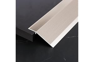 ZZLQIAN Aluminum Floor Transition Strip, Door Bar,Floor Bar, Threshold Ramp, Suitable for Doorways Tile Vinyl Floor Laminate Planks, Bridge the Height Between 25-30mm (Purple Gold, 900 × 100mm)