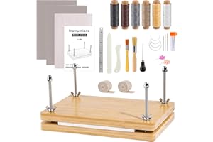 BONJUME Prensa De Madera Para Libros, Juego De Encuadernación Prensa Multifuncional Para Libros Diy Prensa Para Encuadernación Prensa Para Tapicería - 30 x 19,2 cm