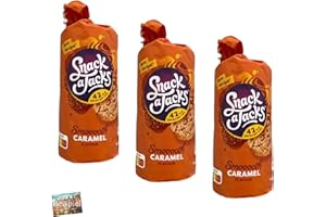 Set 3x Snack a Jacks Reiswaffeln Smooth Caramel 140g I Reiswaffeln mit leckerem Karamell-Geschmack I Reiswaffeln aus den Niederlanden I Snacks aus Holland I Holland-Box by Vriens