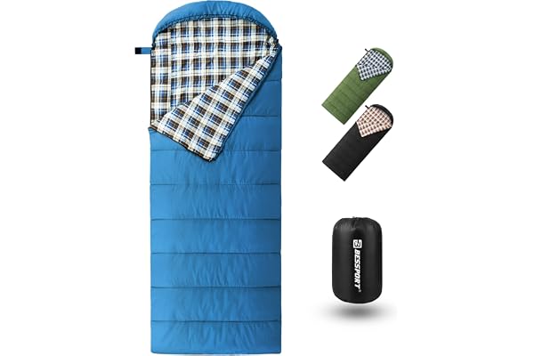 Bessport Sac de Couchage d'hiver Bessport pour Adultes, 3-4 Saisons, léger, Ultra-léger, Petit Volume, étanche, pour Trekking, Camping et Voyages