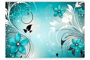 Papier peint murando intissé 300x210 cm Décoration Murale XXL Poster Tableaux Muraux Tapisserie Photo Trompe l'oeil Fleurs Ornement b-A-0044-a-c