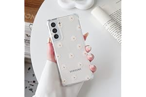 ZTOFERA Etui do Samsung Galaxy S21 FE, miękkie przezroczyste etui z TPU z wzorem stokrotki, ultracienka silikonowa ochrona żelowa odporna na zarysowania do Samsung S21 FE 5G - Stokrotka