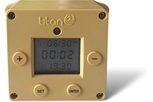 TITAN INCUBATORS CUBE Light Sensor & Timer Automatic Chicken House Opener/Closer