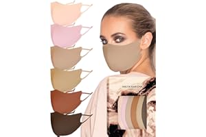 Face Wardrobe in Earth Shades by KARIZMA Fabric Face Masks 6 Pieces