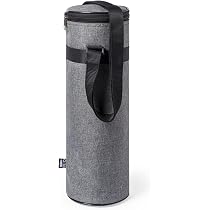 Borsa termica per bottiglie, borsa frigo per bottiglie fino a 1,5 l, 12 x 32 cm, borsa frigo, borsa frigo con tracolla regolabile, piccola borsa frigo per bevande all'aperto, viaggi, set da