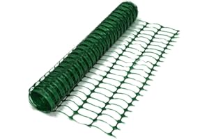 True Products B1001A - Malla de seguridad de plástico, polipropileno, 5,5 kg rollo, verde, mediano, 50 m (5000 x 100 x 0.1 cm)