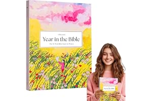 KutaKuta A Beautiful Year In The Bible For Women - Bible Study Journal 52 Week Bible Study for Women, Christian Studying Bible Religious Manual Notebook, Strengthening Faith and Love for Adults
