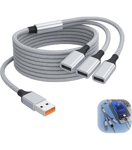 Clydewy Câble Répartiteur USB Y 0.3m Type A Mâle Vers | FindTheDeal