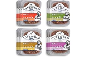 Cotswold RAW Active 80/20 Mince Adult Raw Dog Food, BARF Premium British Meat Raw for All Dogs, Frozen Dog, Mixed Mince - 7kg