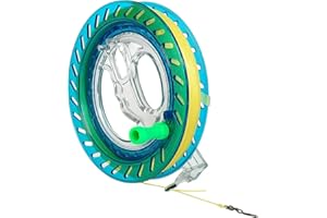HcvGcm Drachenschnur Spule, 18CM Kristallrad mit 300M Nylon-Drachenschnur und Verbindungsstück, Ideal für Flugdrachen und Lenkdrachen, Perfekt für Outdoor-Aktivitäten wie Strand und Park