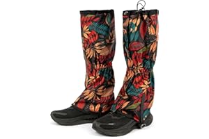 likloks Gaiters for Men & Women - Adjustable Hiking Leg Gaiters for Boots - Waterproof & Durable Lightweight Gaiters for Outdoor Activities