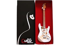 ROCK GUITAR MINIATURES RGM55 David Bowie Miniature Guitar Including leather guitar strap