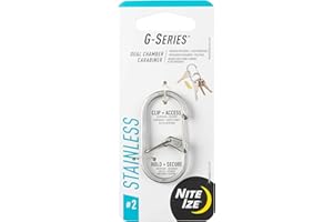 Nite IZE Mousqueton G-Series Dual Chamber Unisexe pour Adulte