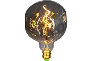 TIANFAN Vintage żarówki LED 4W G125 kamień dymny ściemniania nieregularny kształt 220/240V Edison śruba E27 podstawa specjalności dekoracyjne antyczne żarówki