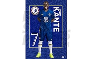 Be The Star Posters Chelsea FC Rand Headshot 21/22 Poster A3, offizielles Lizenzprodukt