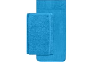 ‎DYCKHOFF Dyckhoff Doppelpack Schonbezüge mit Kapuze - für Gartenstuhl oder Gartenliege 277.1716, Gartenstuhl, blau