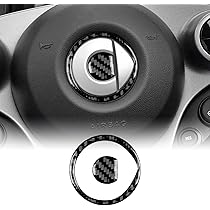 SHIFENG 4-tlg. Lüftungsgitter-Ringe Für Smart Fortwo 453 - Weiß ABS Innenraum Dekoration