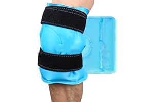 JUTYUM Poche de Glace Réutilisable, compresses glacées réutilisables sac de glace réutilisable pour genou avec thérapie par Compresses froides et chaudes pour les blessures,les gonflements,arthrite, entorses