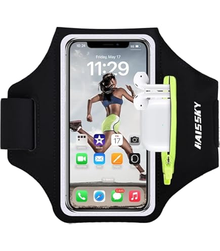 TOPGO Laufende Handyhalterung für iPhone [360° drehbar & Upgrade Anti-Drop] Magnetische Handgelenk-Handyhalterung, Armband, Handyhalterung, kompatibel mit Magsafe iPhone 16 Pro Max und Android, Lila