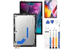 LADYSON D Screen for Microsoft Surface Pro 6 1796 LTE 1807 1809 Replacement Screen for Microsoft Surface Pro 5 LCD Display Touchscreen Digitizer Assembly Replacement with Tools (Black)